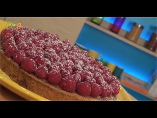Recette de Tarte aux framboises - 750 Grammes