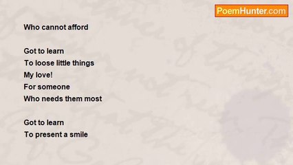 Chandrashekar a posy poet - Got to learn