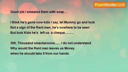 Tracey TEE - Hiding from the Rent man..........