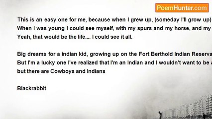 Black Rabbit - Cowboys and Indians