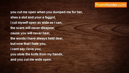 Alicia Roseberry - cut me wide open