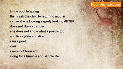 Metin Sahin - I AM A POET