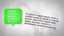 Medical answering services