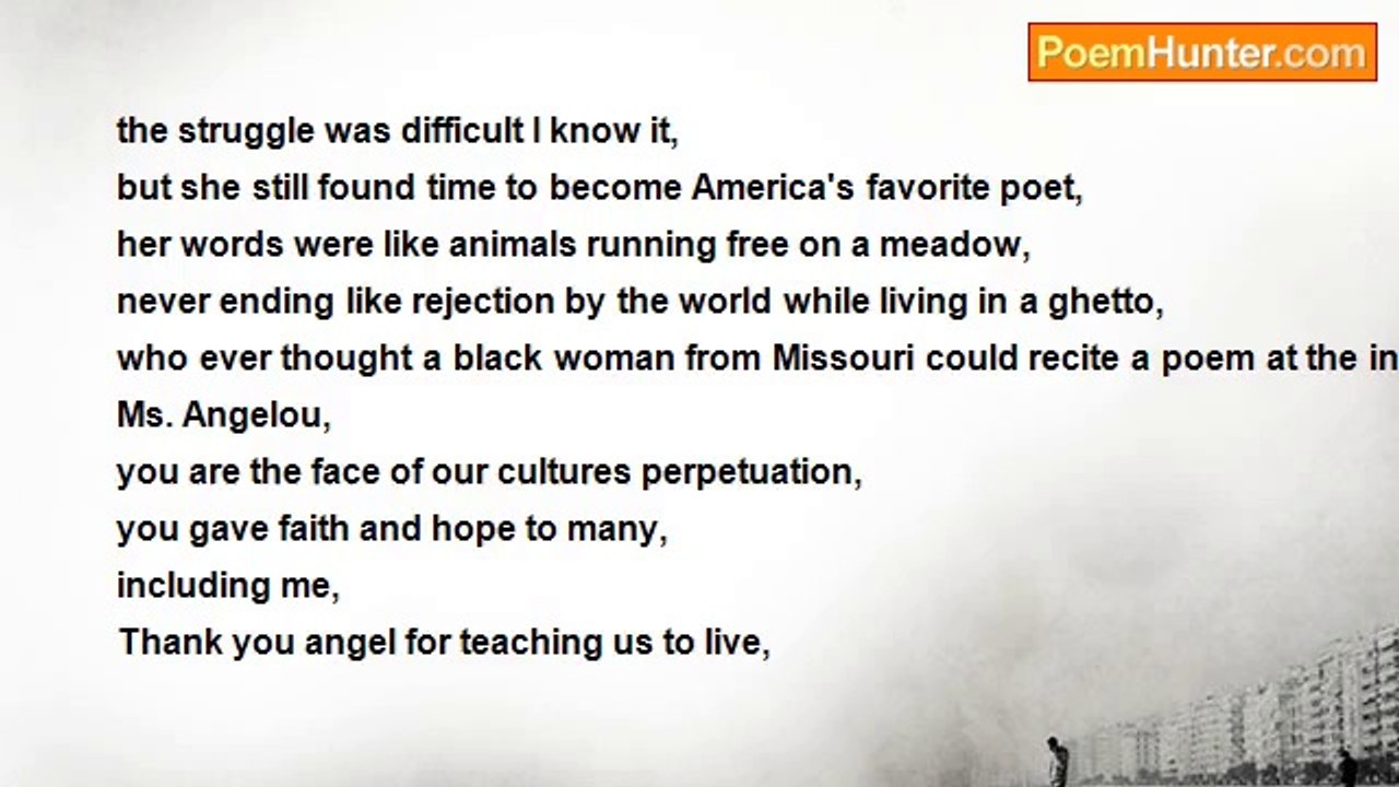 Jesse Pickens - Phenomenal Angel (Maya Angelou)