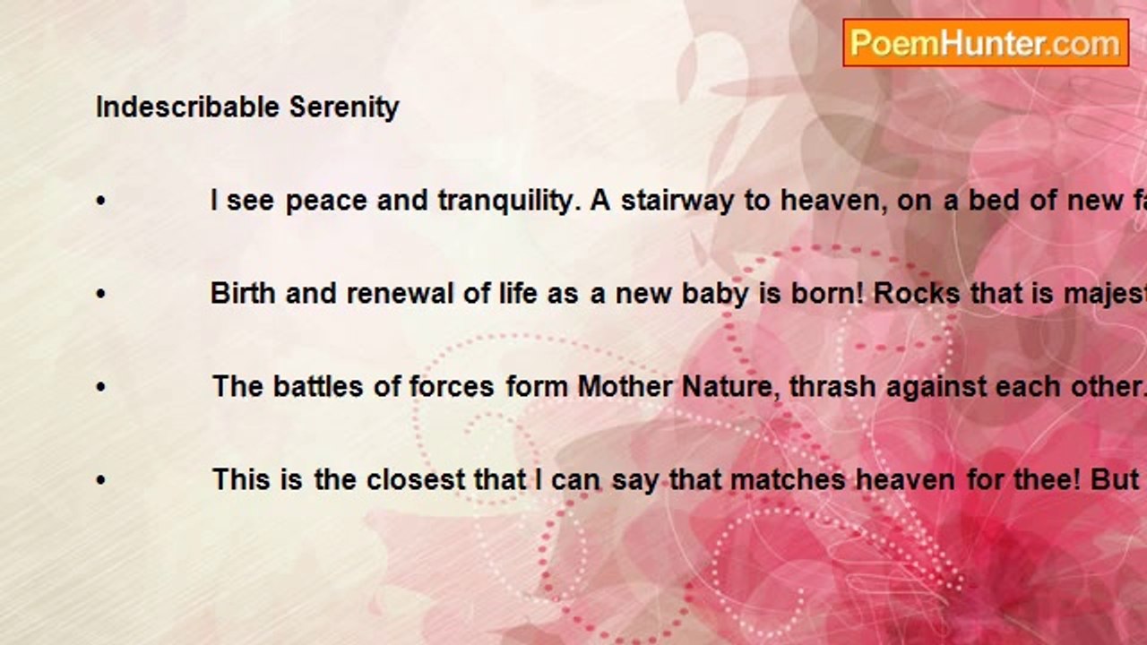 sharon kubeck - Insecribable Serenity