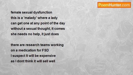 Sandra Dodd - Female Sexual Dysfunction, I'll Have What She's Got!