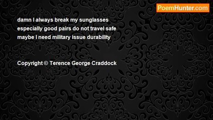 Terence George Craddock (Spectral Images and Images Of Light) - Travel Issue Durability