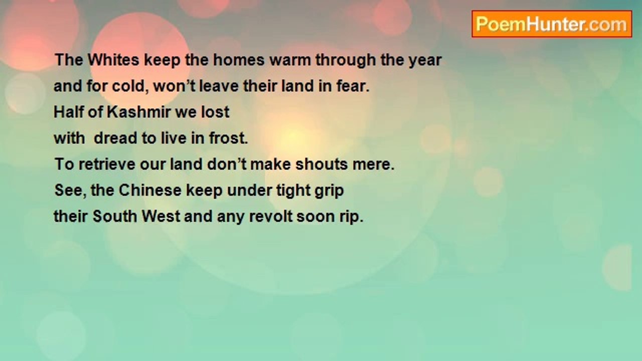 rajendran muthiah - Retrieve the Lost Kashmir