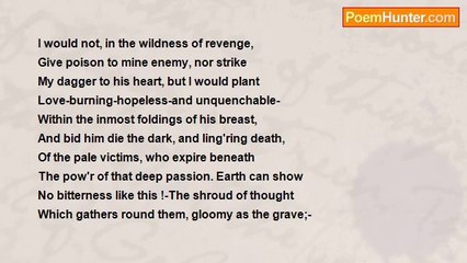 Eliza Acton - Revenge