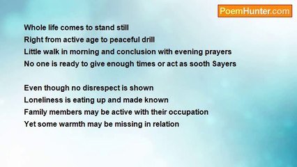 hasmukh amathalal - Old age syndrome