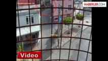Adana'daki Olaylarda Patlama Anı Güvenlik Kameralarına Yansıdı