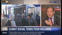 Le Soir BFM: François Hollande face aux conflits sociaux - 16/06