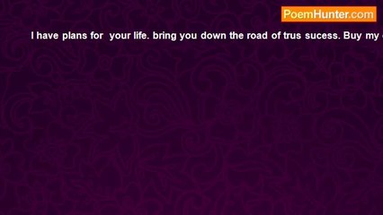 susan Garelick - I have plans for your life