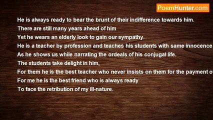 Mohammad Akmal Nazir - My elderly friend, Zahid Saeed