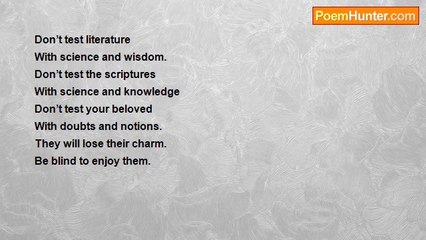 Rm.Shanmugam Chettiar. - Be Blind Sometime