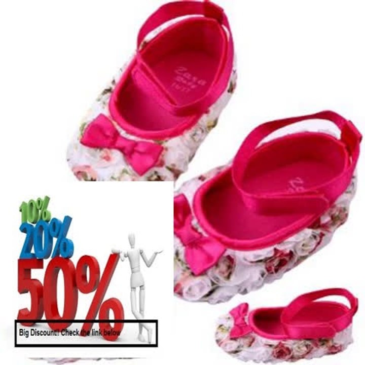 Best Deals NSSTAR Newborn Baby Girl Infant Toddler Soft Rose Style Princess Floral Shoes Cack Review