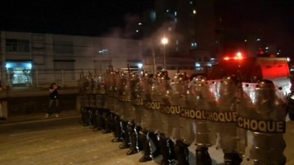 Rio police stop protesters from reaching World Cup arena