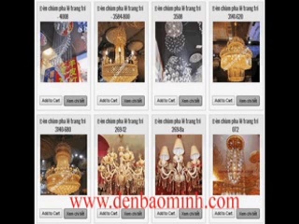 Đèn Trang Trí Phòng Khách - Denbaominh.com