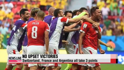 Today's World Cup results