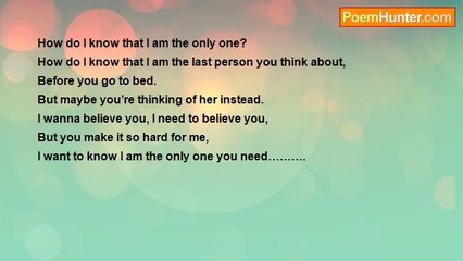 Kate Rob - How do I know that I am the only one?