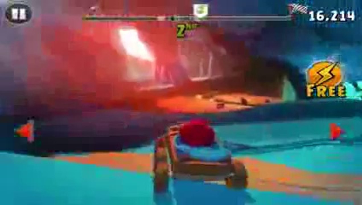 Angry Birds Go! Walkthrough - Rocky Road Track 1 - Race 5