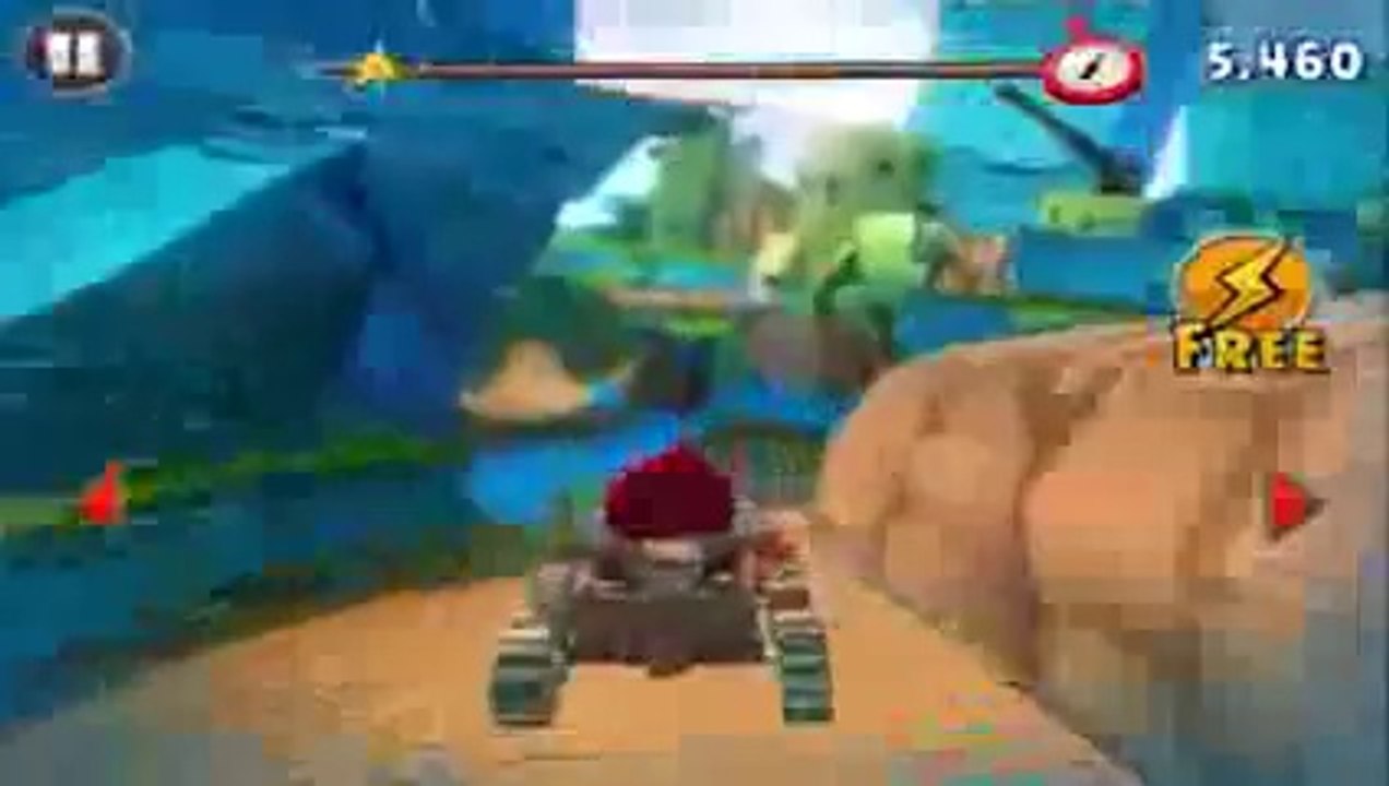 Angry Birds Go! Walkthrough - Rocky Road Track 2 - Time Boom 4