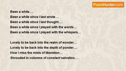 valsala shan - been a while...