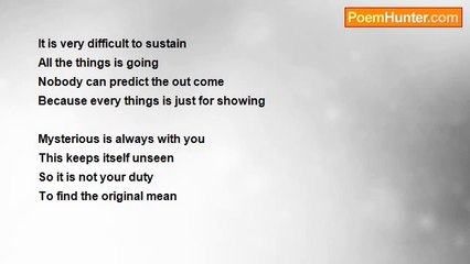 Raihan Chowdhury - Mysterious