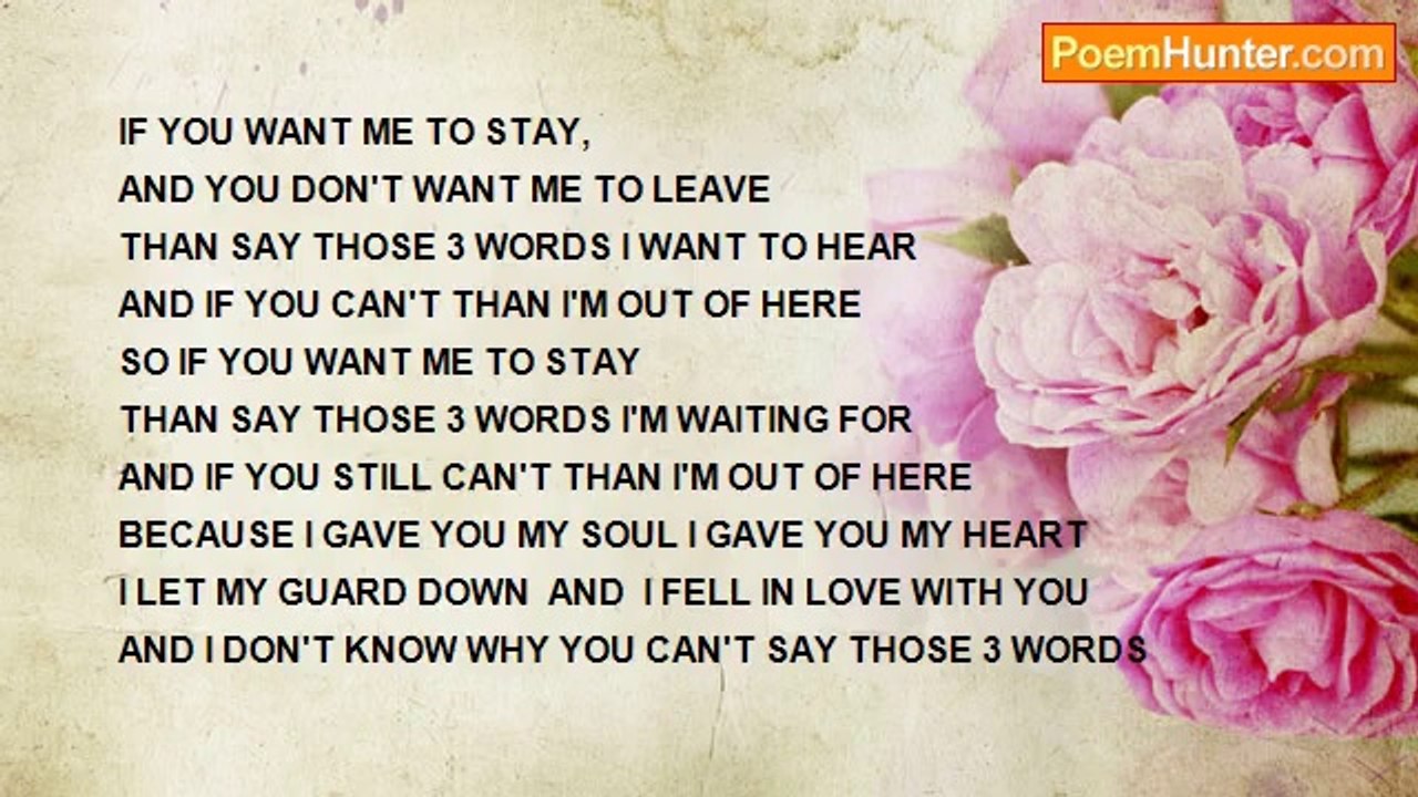 BRUCE MARTONE - SAY THOSE THREE WORDS