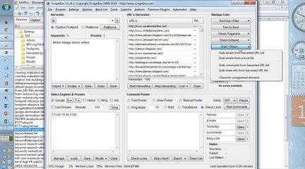 Tutorial Scrapebox #8: Mengenal Fungsi Grab & Check serta Import & Export URL