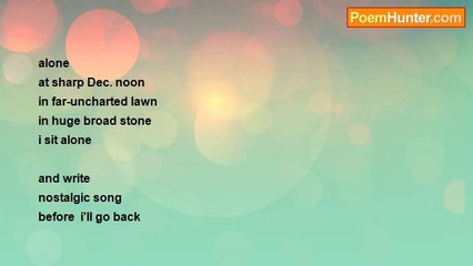 Rommel Mark Dominguez Marchan - nostalgia ***** MILES AWAY FROM HOME