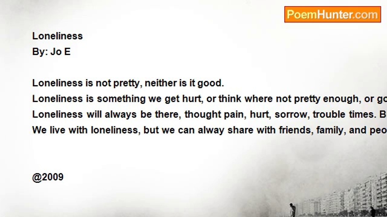 Jo Hanna Erk - Loneliness