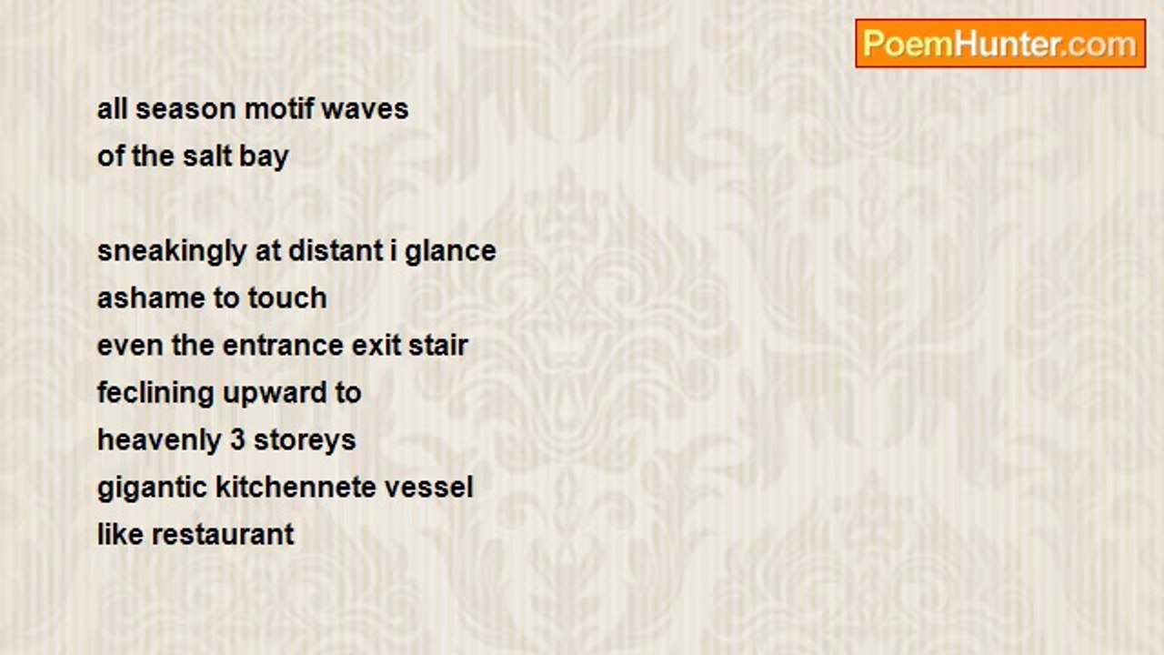 Rommel Mark Dominguez Marchan - tourism ***** ASKEWED FLOATING RESTAURANT