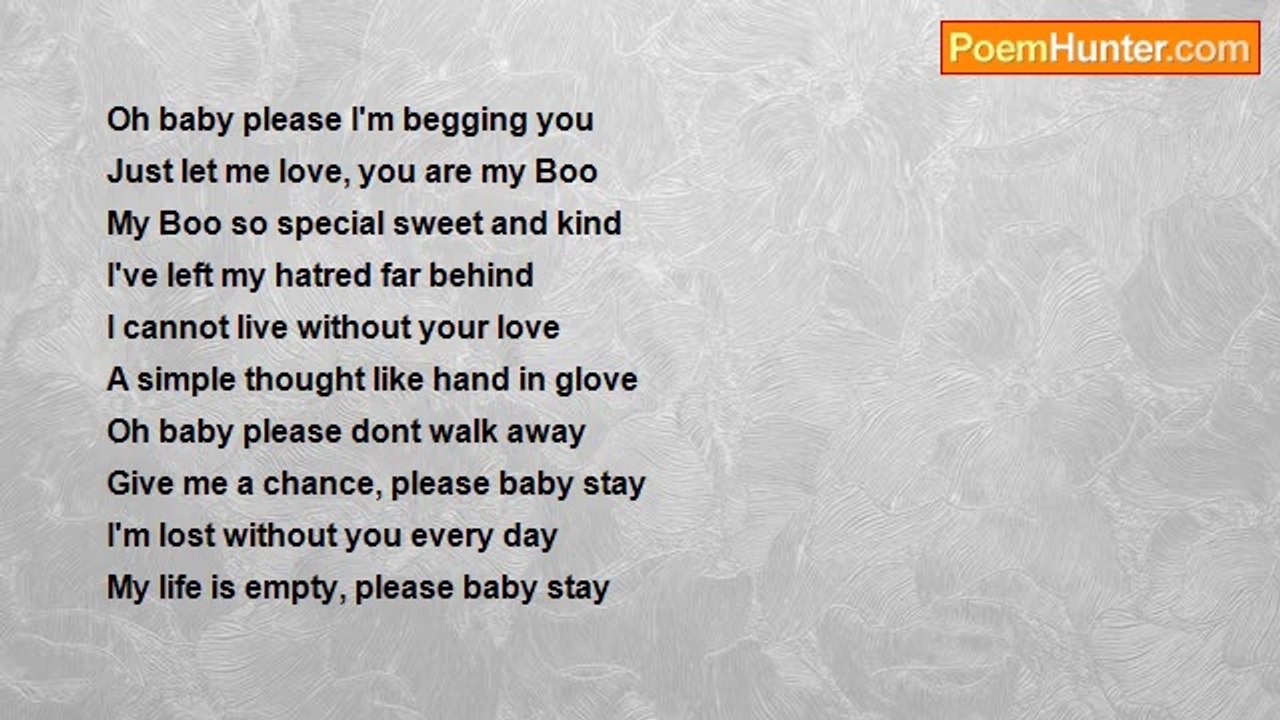 Bradley Lester - Please take me back speech