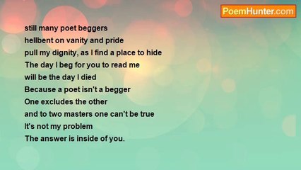 JAMES T. ADAIR - Another Poet Begger