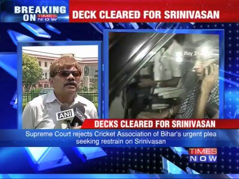 Decks cleared for N Srinivasan