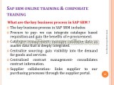 sap srm online training & corporate training