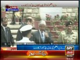 PM Nawaz Receives Guard of Honour From Pakistan Navy