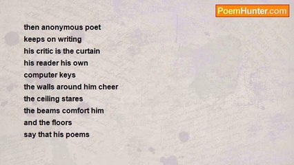 RIC S. BASTASA - anonymous poet