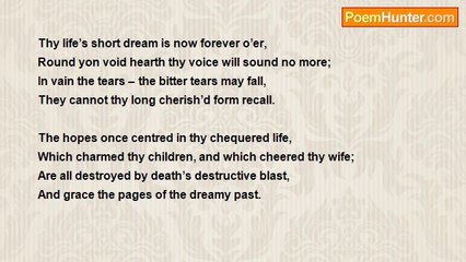 Thomas Blackah - Tributary Lines to the Memory of George Whitehead