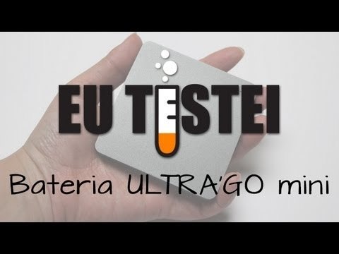 Bateria externa ULTRA'GO mini Calibre - Resenha Brasil