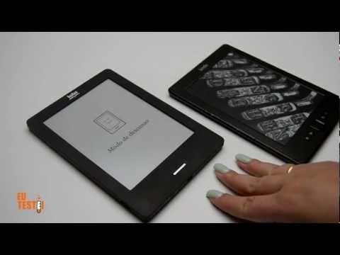 Comparativo eReader Kobo Touch x Amazon Kindle 4 - Resenha Brasil