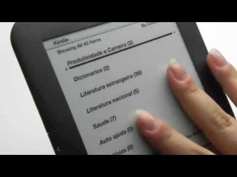 eReader Amazon Kindle 3 - Vídeo Resenha EuTestei Brasil
