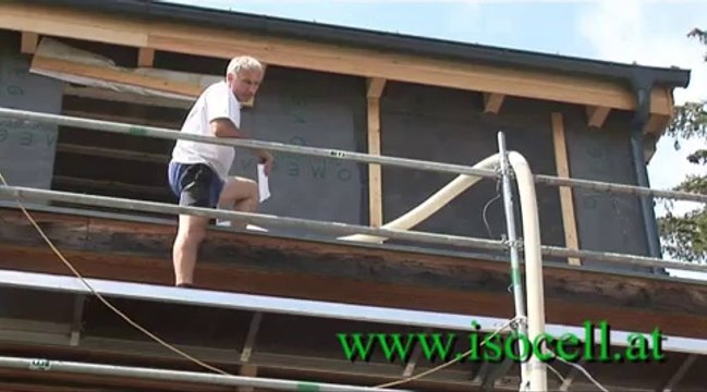 Chantier Ouate de cellulose ISOCELL