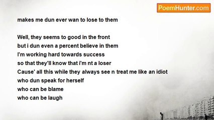 diyana nazirah mohd zaki - I'm not going to lose.I'll stand for what i want n wish