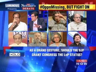 The Newshour Debate: #OppnMissing, But fight on - 2