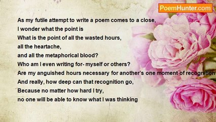 Lynne Crandall - Thoughts on Poetry