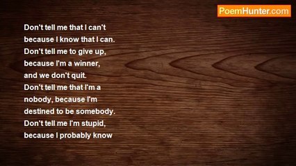 Jamal Brown - Don't Tell Me