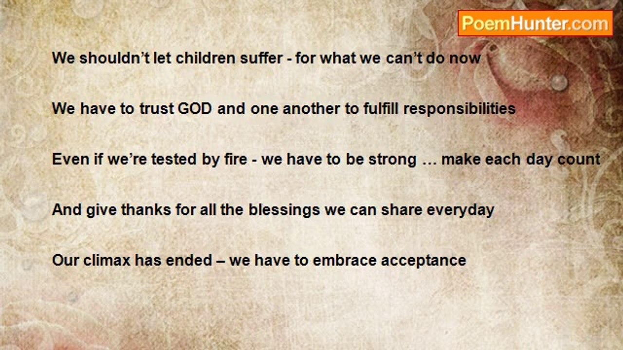 rosalinda flores martinez - Thoughts:  On Life