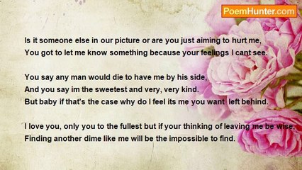 Lechelle Jones (01.24.91,D.C) - As his love fades